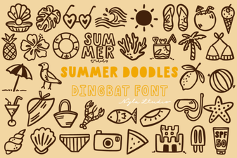Summer Doodles Font for Fun & Creative Projects
