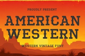 Designs & Projects Using American Western Fonts