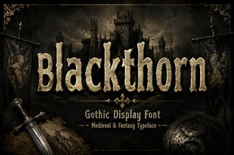 Blackthorn Font: a Modern Design Tool