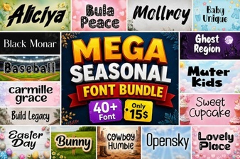 Your Ultimate Creative Font Bundle for Seasonal Projects