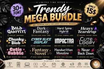 Modern Font Bundle: Design Creativity Unleashed